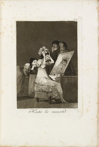 Fino alla morte da Francisco de Goya