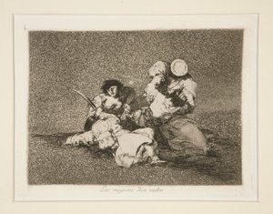 Las mugeres [sic] dan valor, pl. 4 da Los desastres de la guerra da Francisco de Goya