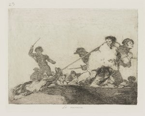 Lo merecía, Tavola 29 dalla serie Los desastres de la guerra da Francisco de Goya