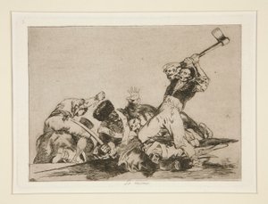Lo stesso, tav. 3 da I disastri della guerra da Francisco de Goya