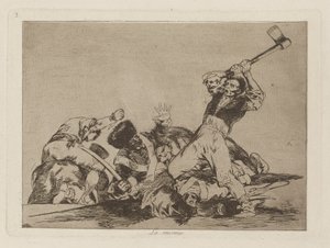 Lo stesso, tav. 3 dalla serie Los desastres de la guerra da Francisco de Goya