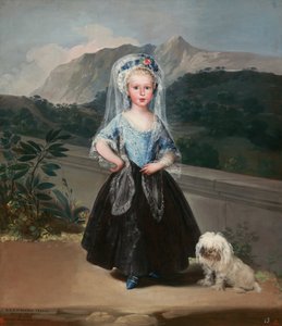 María Teresa de Borbón y Vallabriga, poi Contessa di Chinchón da Francisco de Goya