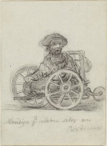 Mendigos que se llevan solos en Bordeaux (Mendicanti che si Muovono da Soli a Bordeaux) da Francisco de Goya