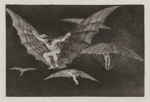 Modo di volare, noto anche come Donde hay ganas hay maña da Francisco de Goya