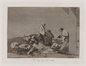 Non bisogna gridare da Francisco de Goya