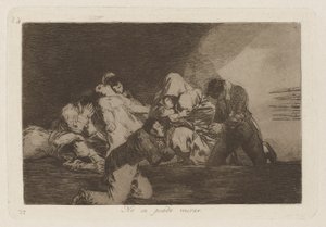 No se puede mirar (Non Si Può Guardare) da Francisco de Goya