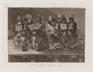 Non si può sapere perché [sic] da Francisco de Goya