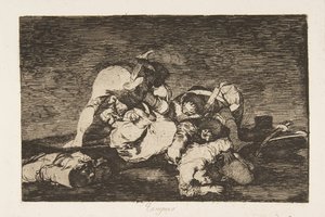 Tavola 10 da I disastri della guerra: Nor da Francisco de Goya