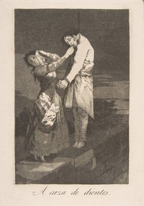 A caccia di denti, 1799 da Francisco de Goya