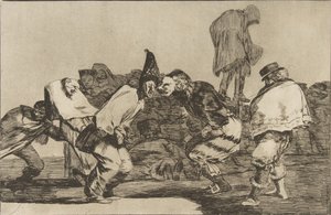 Tavola 14 dai Disparates: Follia del Carnevale, ca. 1816-23 pubblicato 1864 da Francisco de Goya