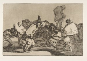 Tavola 14 dai Disparates: Follia di Carnevale, ca. 1816-23 pubblicato 1864 da Francisco de Goya