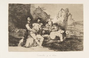Piatto 20 da I disastri della guerra: Prendi da Francisco de Goya
