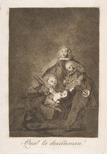 Come la spennano!, da Los Caprichos da Francisco de Goya