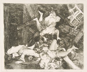 Tavola 30 da I disastri della guerra: Devastazioni della guerra, 1810 da Francisco de Goya