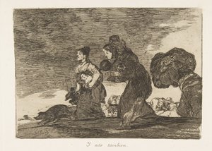 Tavola 45 da I Disastri della Guerra: E..., 1810 pubblicato 1863 da Francisco de Goya