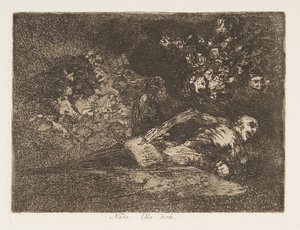 Tavola 69 da I disastri della guerra: Non... da Francisco de Goya