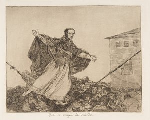 Tavola 77 da I disastri della guerra Los Desastres de la Guerra..., dopo 1814-15 pubblicato 1863 da Francisco de Goya