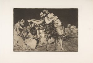 Tavola 7 dai Disparates: Follia Disordinata, ca. 1816-23 pubblicato 1864