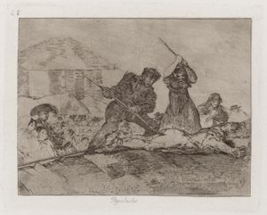 Populacho (Plebaglia), Tavola 28 da Los desastres de la guerra (I disastri della guerra) da Francisco de Goya