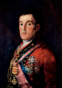 Ritratto del feldmaresciallo Arthur Wellesley, 1º duca di Wellington, circa 1814 da Francisco de Goya