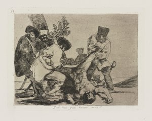 Che altro si può fare?, tav. 33 dalla serie I disastri della guerra da Francisco de Goya
