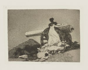 Che coraggio!, tav. 7 dalla serie I disastri della guerra da Francisco de Goya