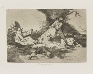 Se aprovechan. (Ne approfittano.), tav. 16 dalla serie Los desastres de la guerra (I disastri della guerra)