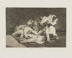 Ser? lo mismo., pl. 21 dalla serie Los desastres de la guerra da Francisco de Goya
