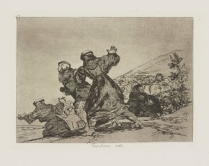 Tambien esto. (Anche questo.), tav. 43 dalla serie Los desastres de la guerra (I disastri della guerra) da Francisco de Goya