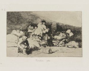 Tambien estos., tav. 25 dalla serie Los desastres de la guerra da Francisco de Goya