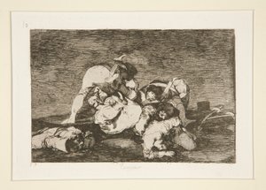 Tampoco (Neanche questi), tav. 10 dalla serie Los desastres de la guerra (I disastri della guerra) da Francisco de Goya