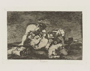 Tampoco, tav. 10 dalla serie Los desastres de la guerra da Francisco de Goya