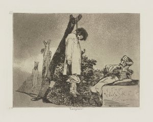 Tampoco. (Neanche [in questo caso]), tav. 36 dalla serie Los desastres de la guerra (I disastri della guerra) da Francisco de Goya