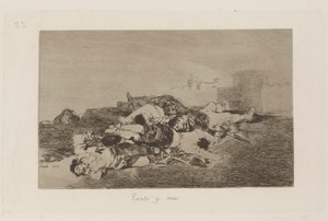 Tanto y mas, Tavola 22 da Los desastres de la guerra