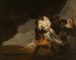 Il monaco impiccato da Francisco de Goya