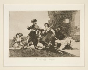 Ya no hay tiempo da Francisco de Goya