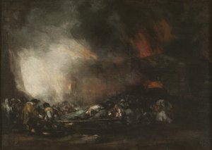 Incendio in ospedale, c. 1810