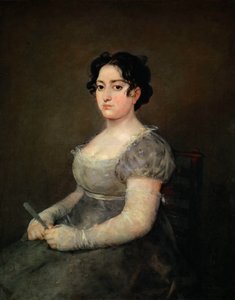 Ritratto di una signora con ventaglio, 1806-1807