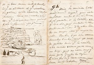 Lettera a Martín Zapater da Francisco de Goya