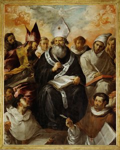 Saint Basile dictant sa doctrine - San Basilio detta i suoi dogmi ...