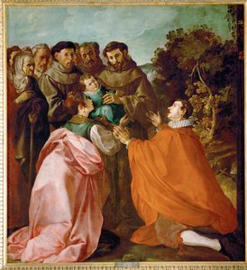 Il bambino Bonaventura guarito da San Francesco ...