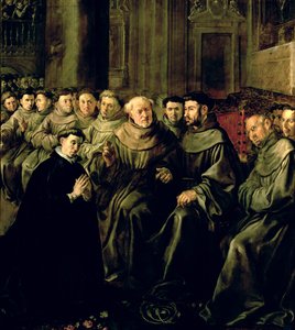 Accoglienza di San Bonaventura (1221-74) nell