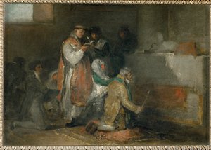 Le mariage inegal - la coppia male assortita ... da Francisco Jose de (circle of) Goya y Lucientes
