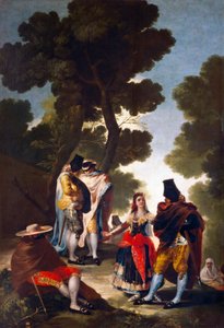 Una Maja e Galanti da Francisco de Goya