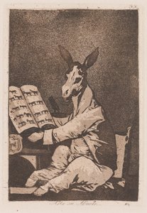 Fino a Suo Nonno, fine XVIII-inizio XIX secolo da Francisco de Goya