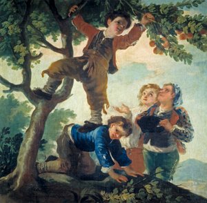 Ragazzi che Raccolgono Frutta da Francisco de Goya