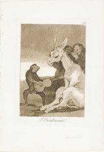 Bravo!, lastra 38 da Los Caprichos da Francisco Jose de Goya y Lucientes