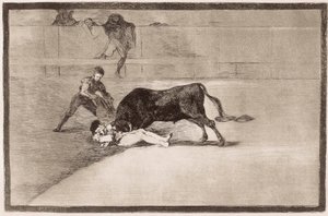 Corrida: la sfortunata morte di Pepe Hillo da Francisco de Goya