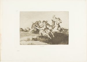Carità, tavola 27 da I disastri della guerra da Francisco Jose de Goya y Lucientes