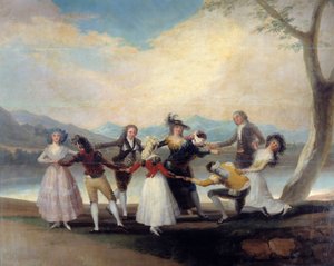Colin Maillard (il gioco della gallina cieca) da Francisco de Goya